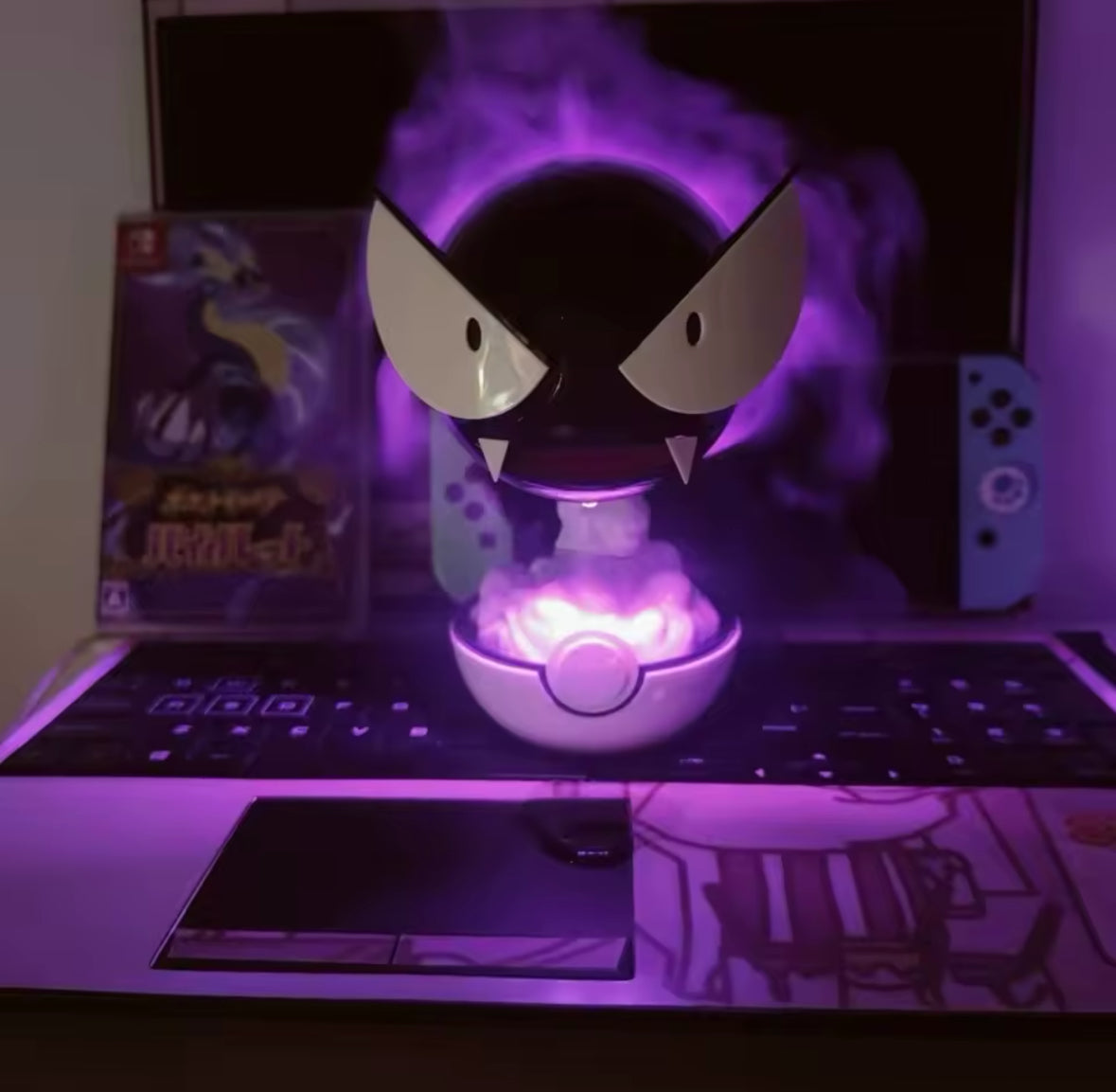 GhostMist Pokemon – Humidificateur & Figurine Décorative Inspirée de l’Animation