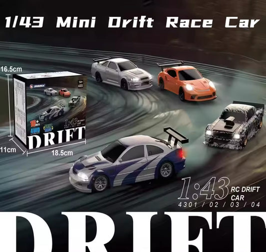 DriftX 43 – Mini Voiture RC 4WD Haute Vitesse